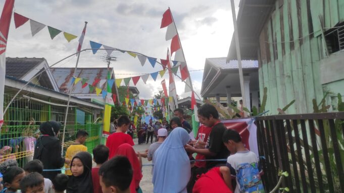 Antusias Remaja Kompleks Hijau Sambut HUT RI Berlangsung Meriah