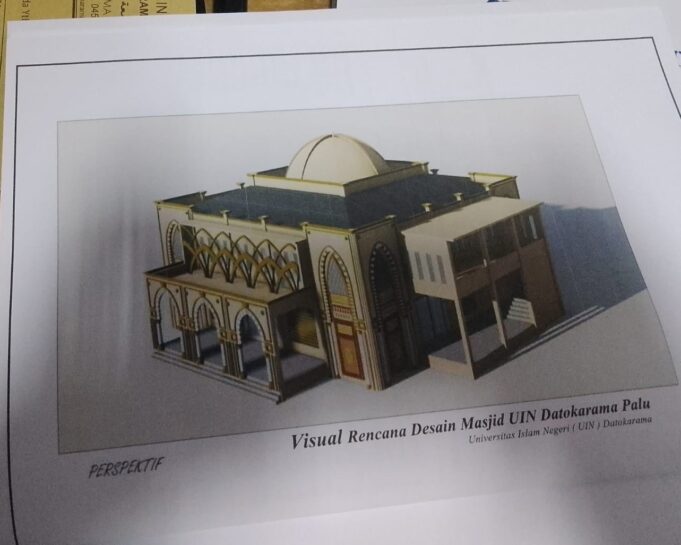 Bangun Masjid Kampus II, UIN Palu Habiskan Dana 2 Miliar Rupiah