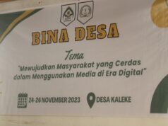 HMJ KPI Adakan Kegiatan Bina Desa di Desa Kaleke