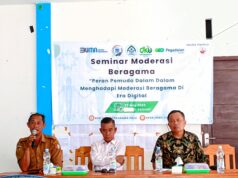KKN UIN Palu Posko Jono Oge Gelar Seminar Moderasi Beragama
