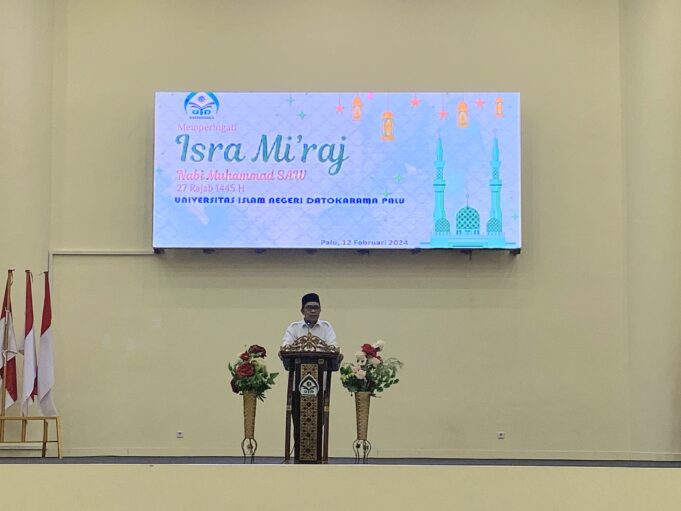 Isra Mi’raj UIN Datokarama Palu: Salat Membentuk Kepribadian Manusia