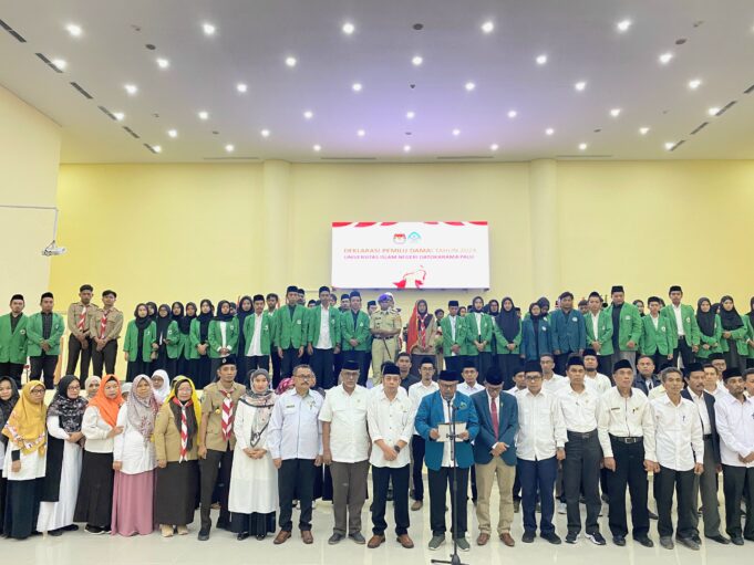 Deklarasi Pemilu Damai UIN Datokarama Palu, Langkah Proaktif Hadapi Dinamika Politik