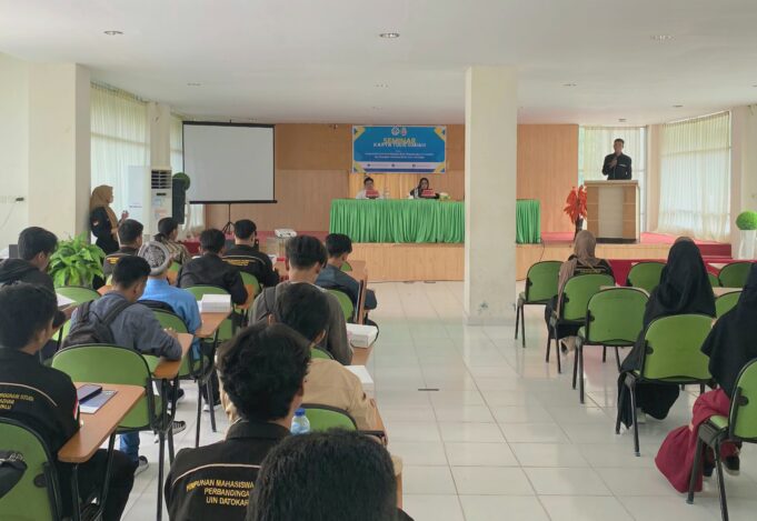Kembangkan Keterampilan Mahasiswa dalam KTI, HMPS PM UIN Datokarama Palu Gelar Seminar KTI