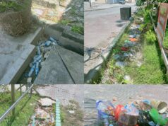 Kesadaran Lingkungan Rendah, Sampah Berserakan di Area Expo 4.0 UIN Datokarama Palu
