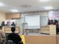 Isu Hukum dan Politik Nasional Diangkat dalam Lomba Debat Konstitusi HMJ HTNI