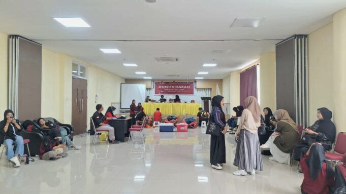UKM MANPA Gelar Donor Darah, Ajak Mahasiswa Peduli Sesama