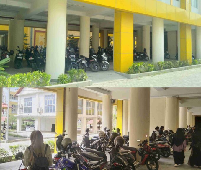 Mahasiswa, Dosen, Satpam Bersuara Soal Parkiran Kampus I