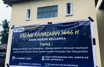 Pererat Ukhuwah, HMPS HK Gelar Safari Ramadhan di Donggala