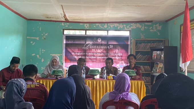 HMJ HTN Gelar Penyuluhan Hukum di Lingkungan Masyarakat