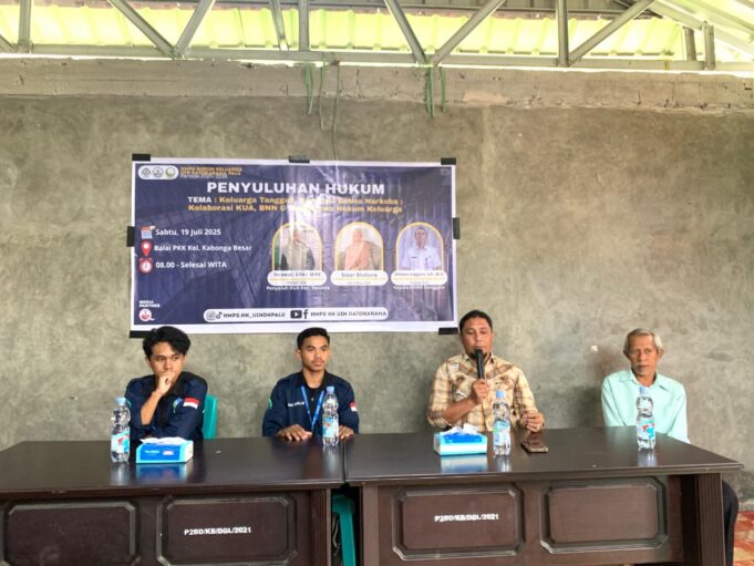 HMPS HK Bergerak, Edukasi Bahaya Narkoba di Kecamatan Banawa