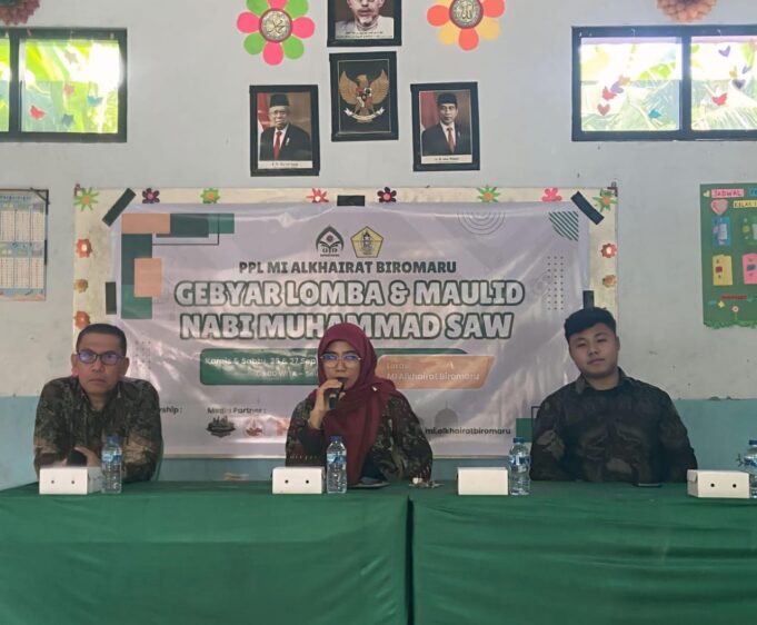 Semarak Maulid Nabi, Mahasiswa PPL Hadirkan Lomba di MI Alkhairaat Biromaru