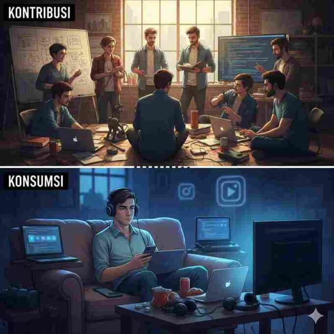 Evolusi Mentalitas Mahasiswa dari Kontribusi ke Konsumsi