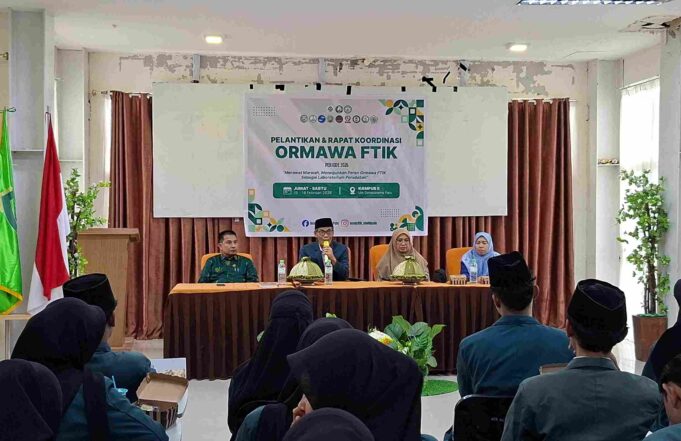 Pelantikan Ormawa FTIK: Komunikasi Diperkuat, Evaluasi Ditegaskan